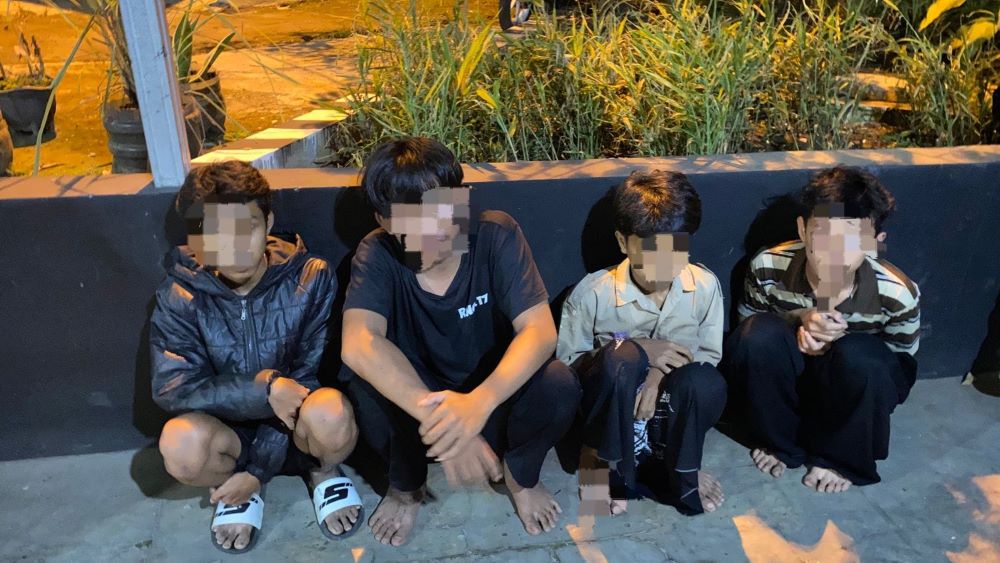 Polresta Banyumas Gagalkan Tawuran “Perang Sarung” di Rawalo, 15 Remaja Diamankan