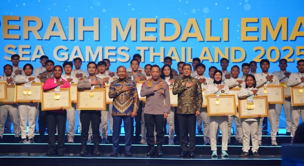 Kapolri Beri Penghargaan dan Jalur Khusus bagi Atlet Peraih Medali SEA Games 2025