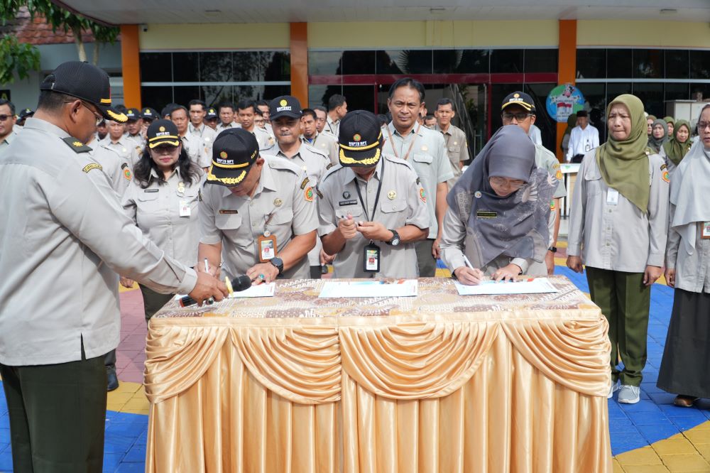 BBPTUHPT Baturraden Teguhkan Budaya Kerja Antikorupsi Lewat Pakta Integritas ASN