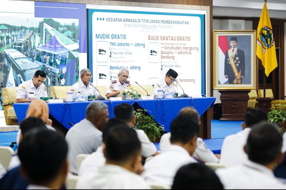 Pemprov Jateng Persiapkan Mudik dan Balik Rantau Gratis Lebaran 2026