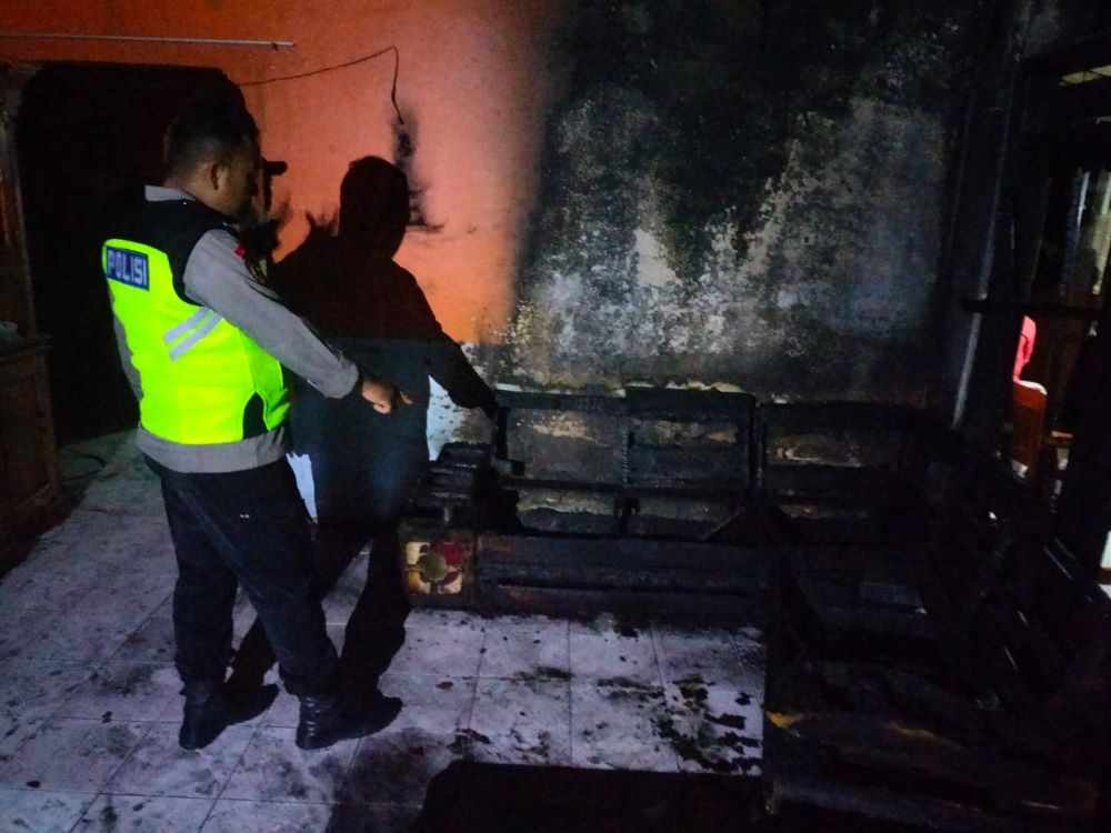 Rumah di Karangsambung Ludes Terbakar, Pelaku Anak Sendiri yang Mengalami Gangguan Mental