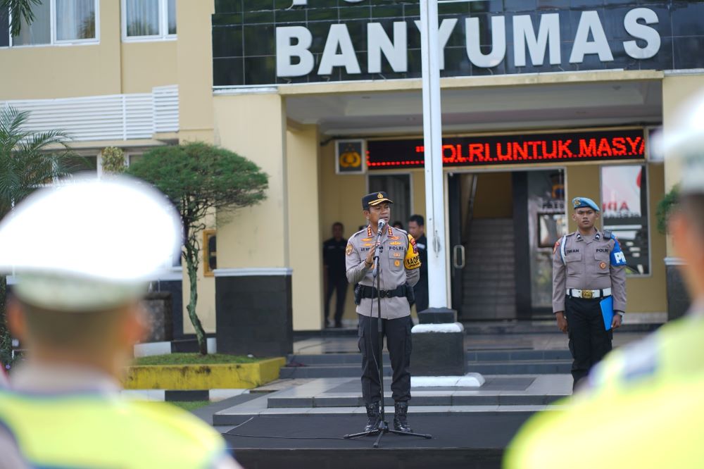 Polresta Banyumas Perkuat Pengamanan Arus Balik Nataru, Personel Disiagakan di Titik Strategis