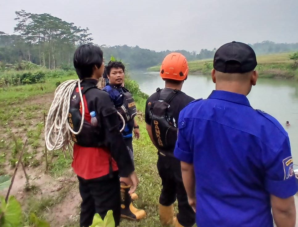 Bocah 9 Tahun Tenggelam di Sungai Tajum Banyumas Saat Memancing