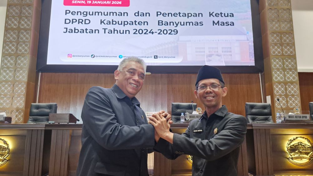 Ditetapkan sebagai Ketua DPRD Banyumas, Agus Priyanggodo Siap Tindaklanjuti Perubahan Perbup Hak Keuangan Dewan