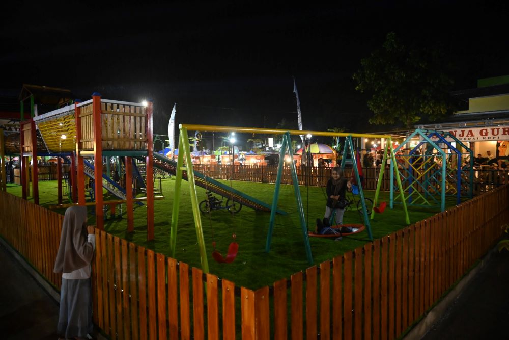 Taman Usman Janatin Disulap Jadi Pusat Aktivitas dan Ekonomi Baru di Purbalingga